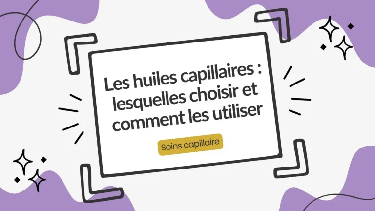 huiles capillaires